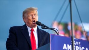 Rally hosted by former U.S. President Donald Trump in Selma