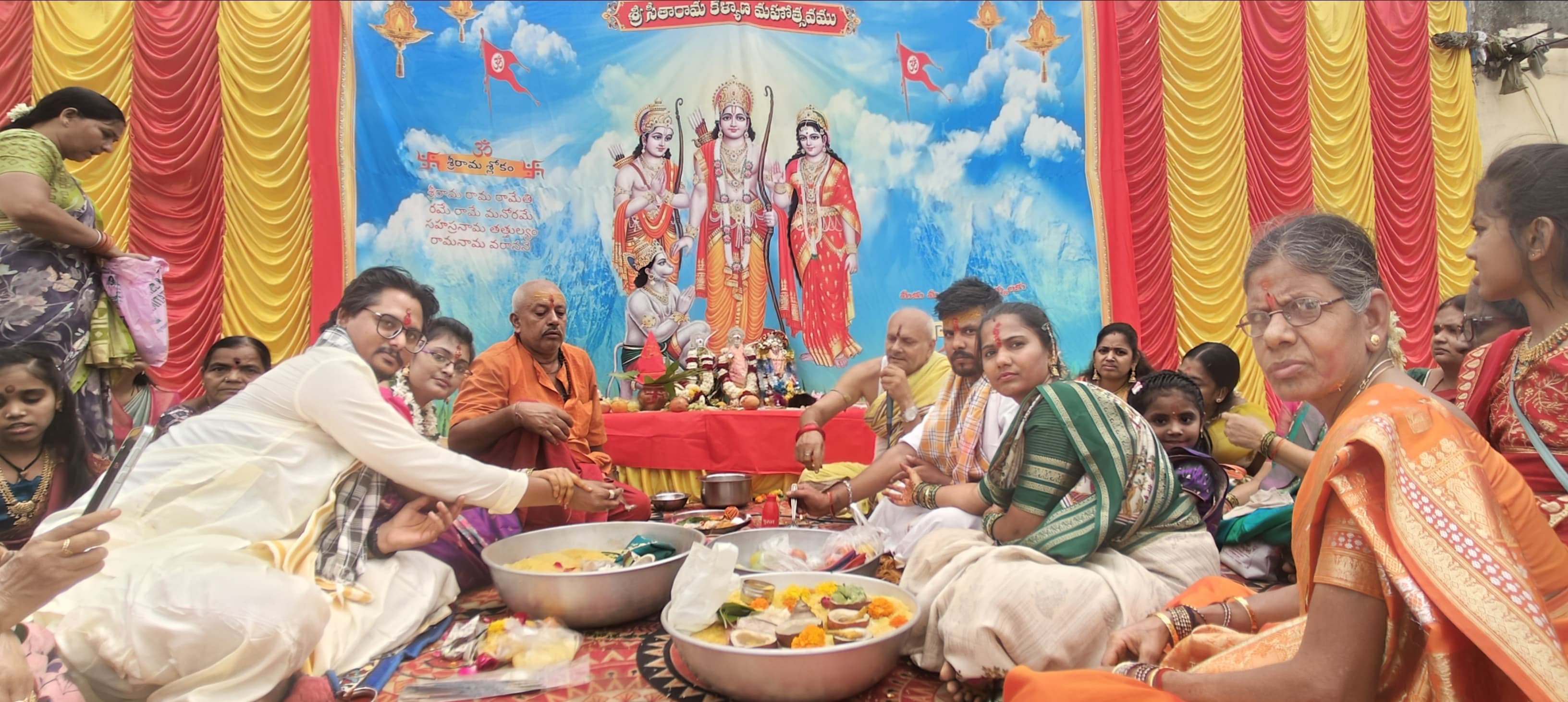 તેલુગુ સમાજ દ્વારા સુરતમાં  ભક્તિભાવથી ઉજવાયો ભગવાન રામ અને સીતા માતાનો કલ્યાણ મહોત્સવ