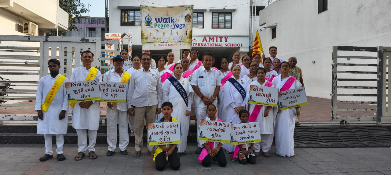 આંતરરાષ્ટ્રીય યોગ દિવસે ગોડાદરા ખાતે “Walk for Peace & Yoga” રેલી યોજાઈ